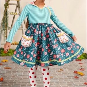 Matilda Jane “Keepsake Chrissy Hooded Dress”size 6